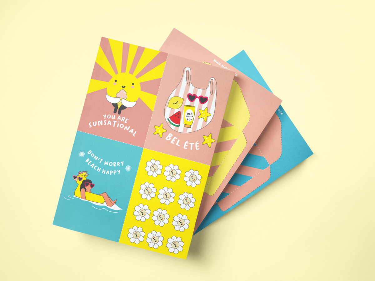 Coffret cahier de vacances pour enfant – Activités créatives