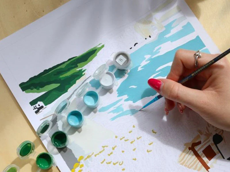 Peinture N° / Etretat