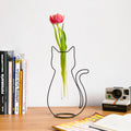 Vase Silhouette chat Balvi