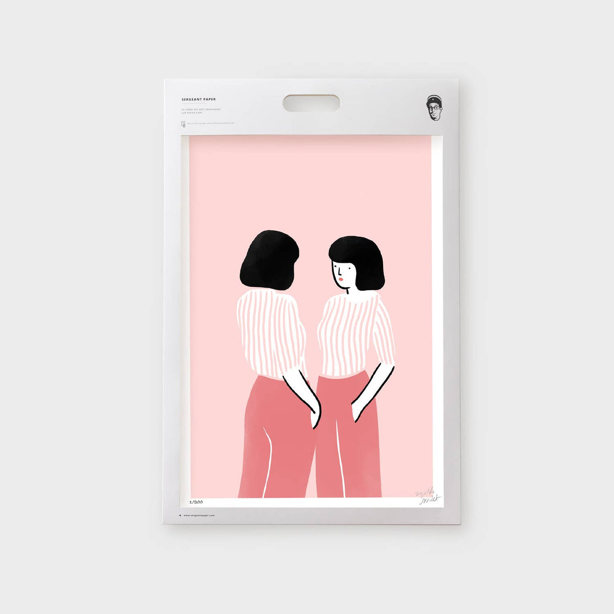 Agathe Sorlet - Reflection - Love Art Print