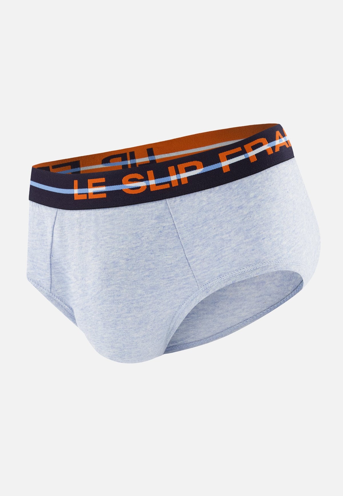 Intrépide Bleu Ciel Chiné – Le Slip Français
