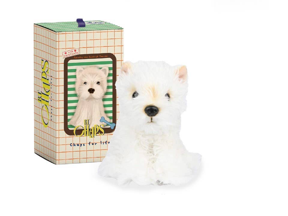 Timothy le Terrier Ecossais en boîte cadeau - 17cm
