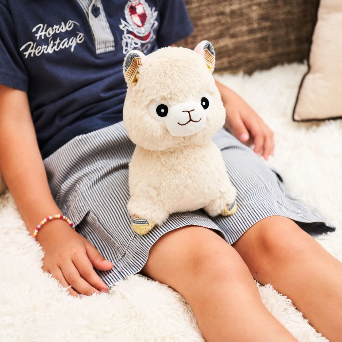 Bouillotte peluche Lama – L’Artisan du Bien-Être