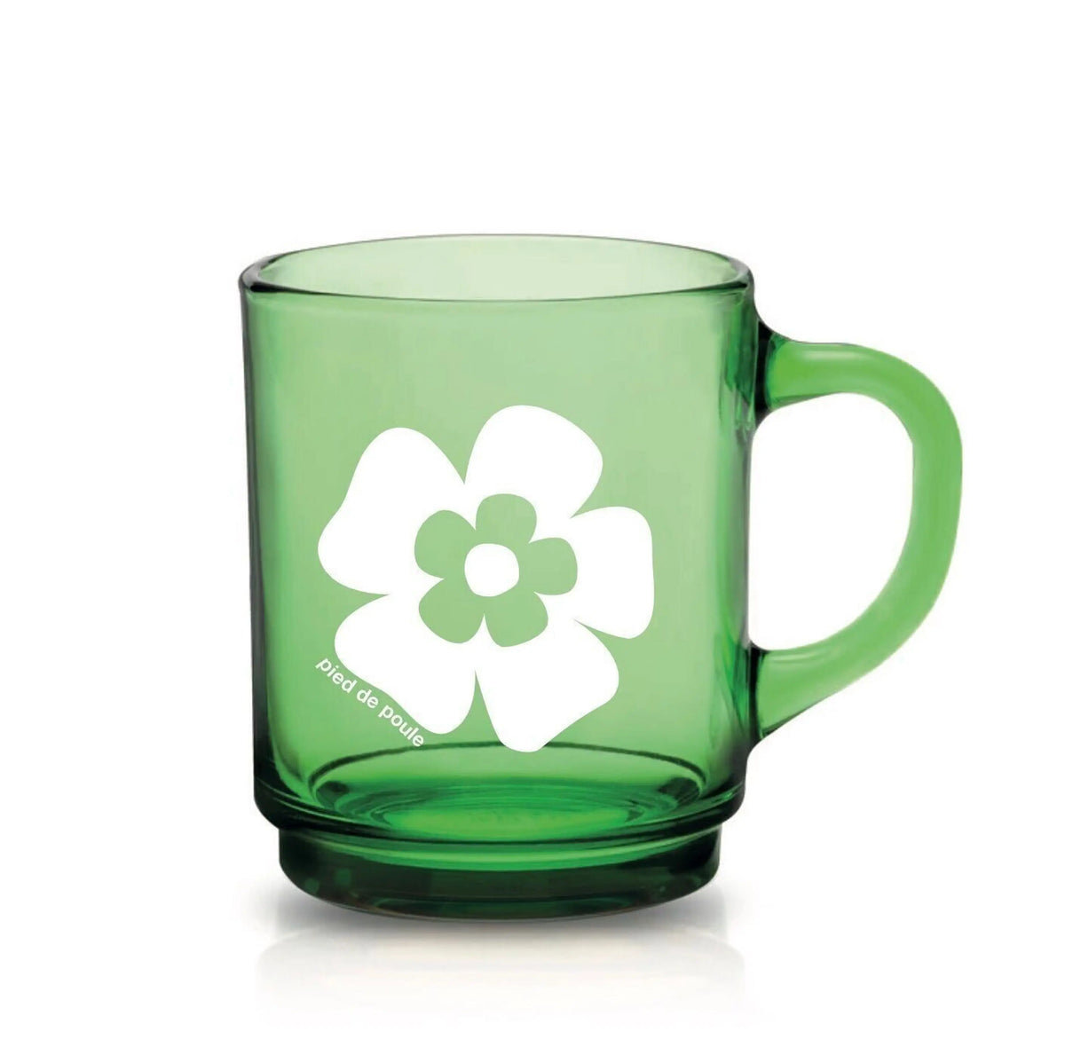 Verres rétro Pied de Poule