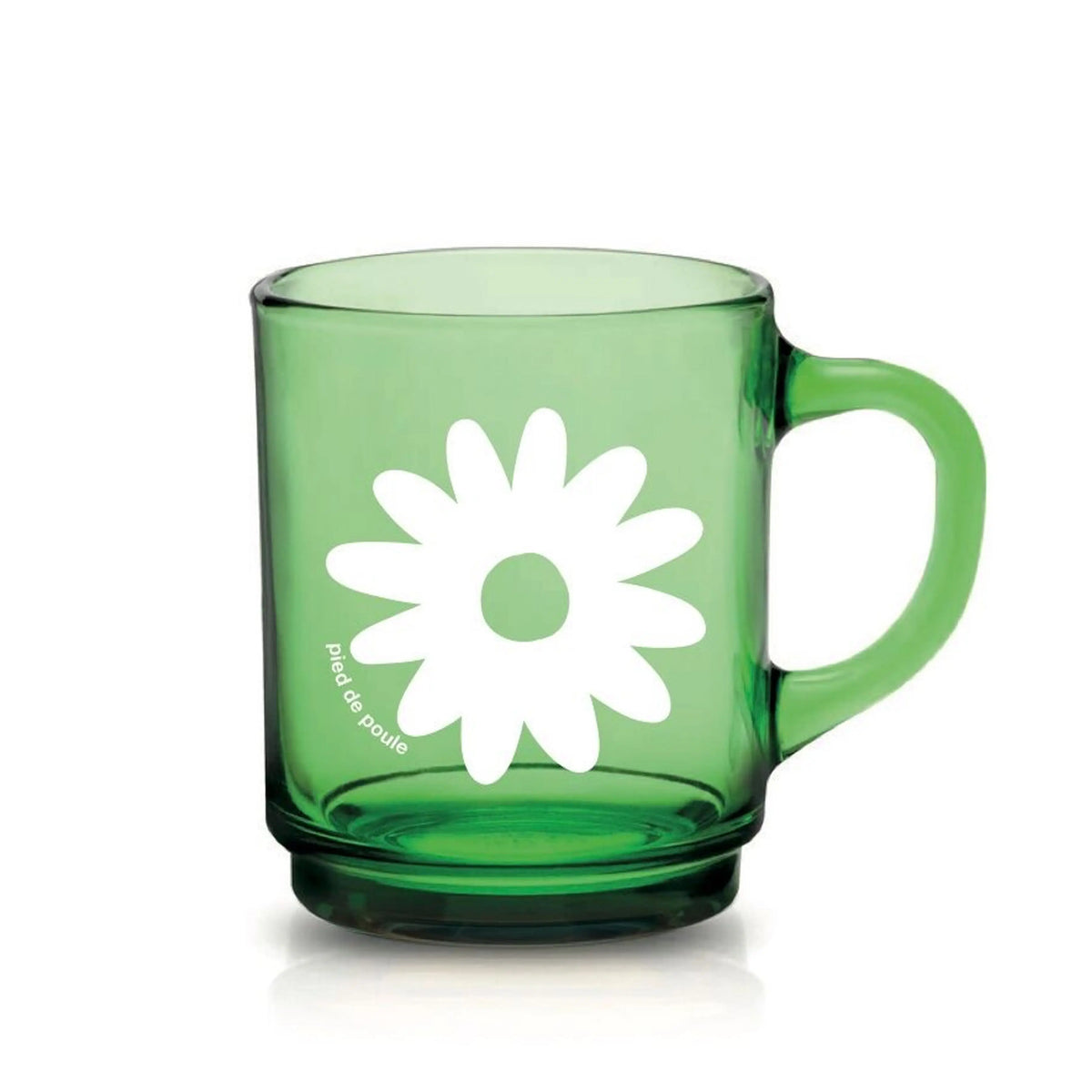 Verres rétro Pied de Poule