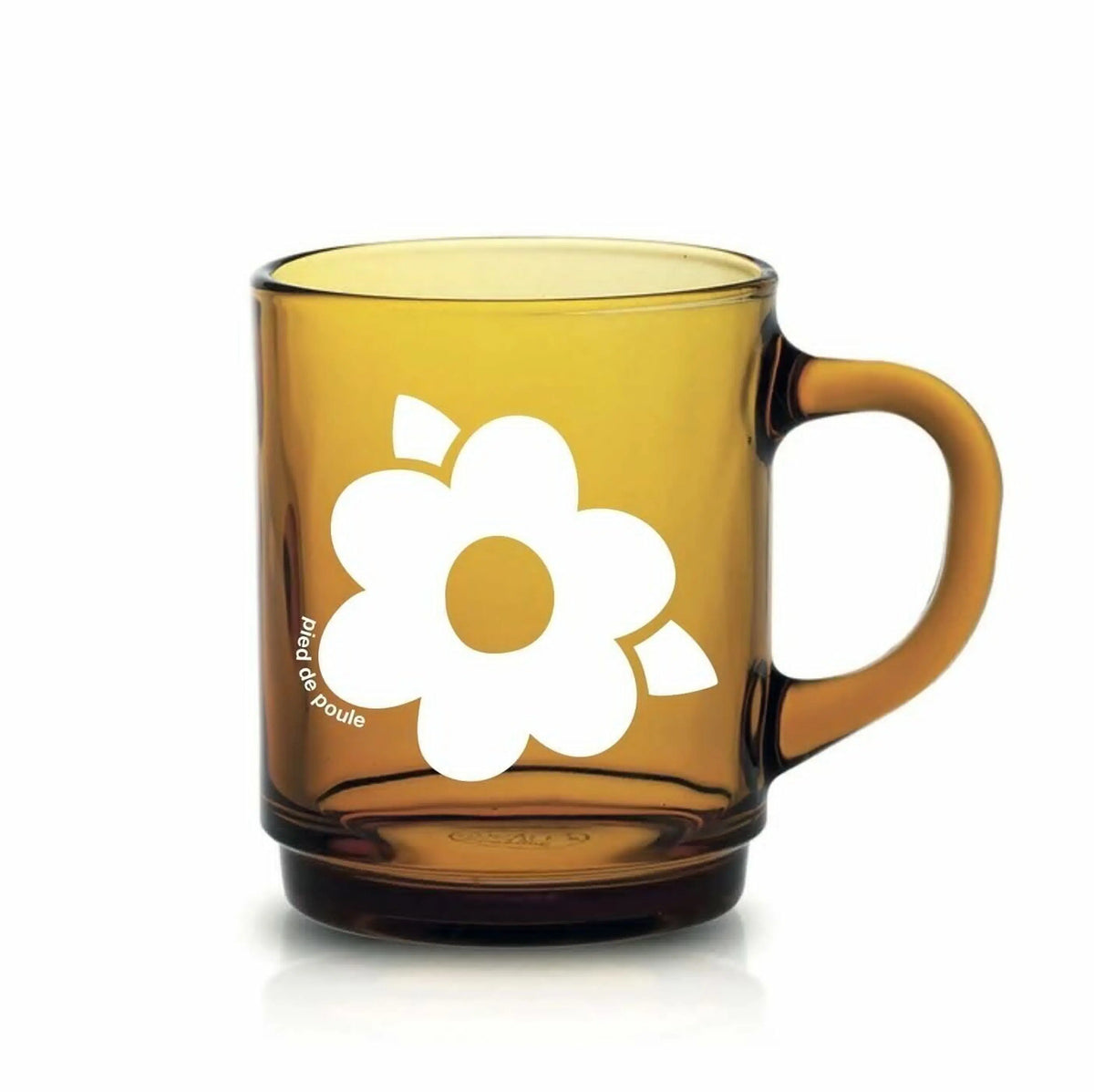 Verres rétro Pied de Poule