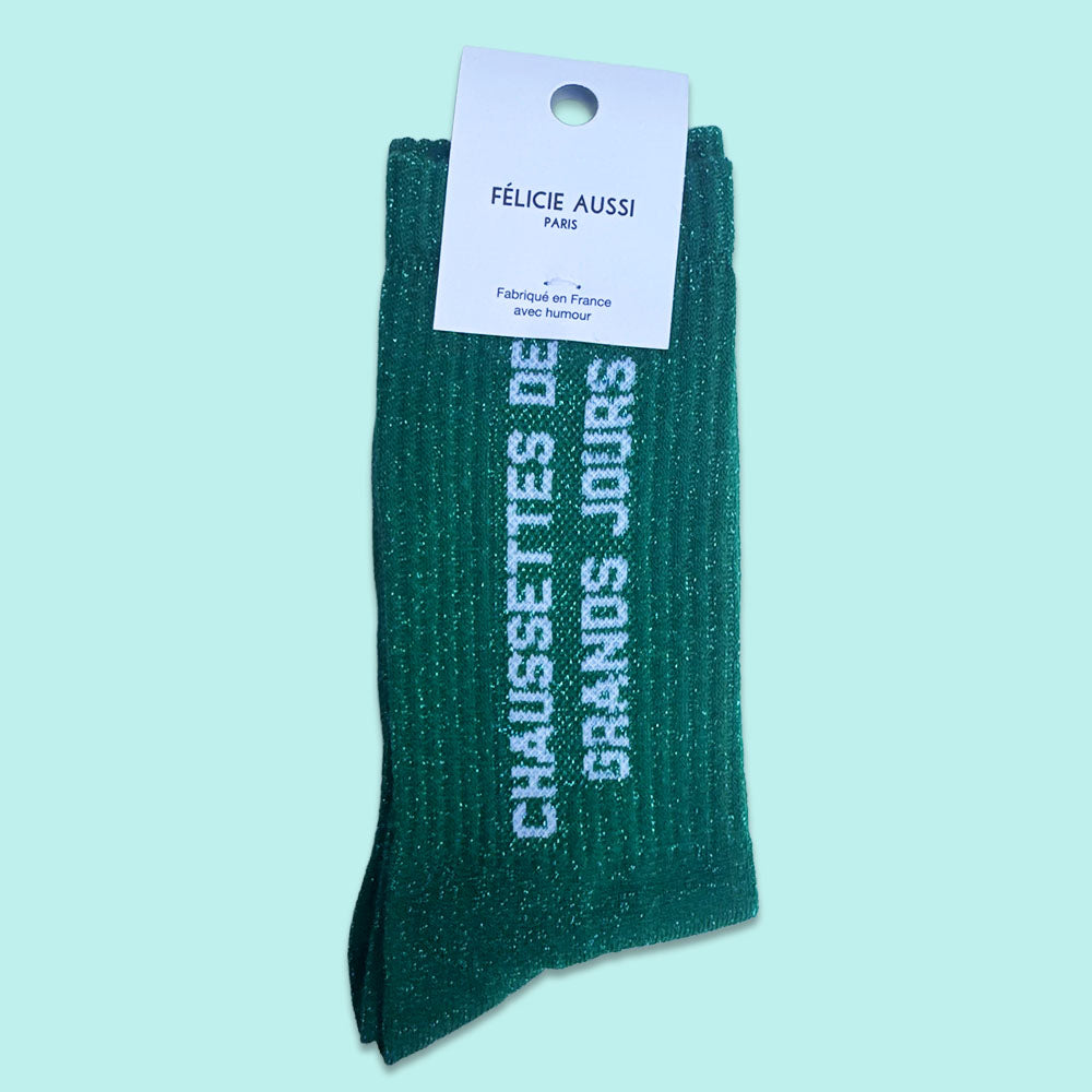 Chaussettes paillettes