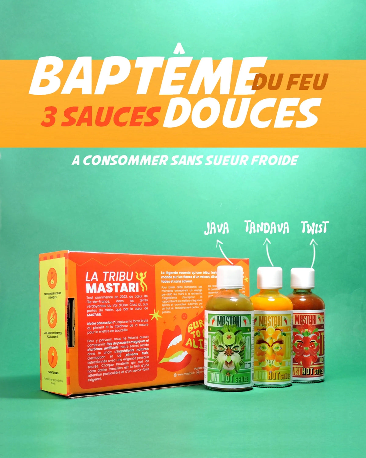 COFFRETS HOT SAUCES MASTARI