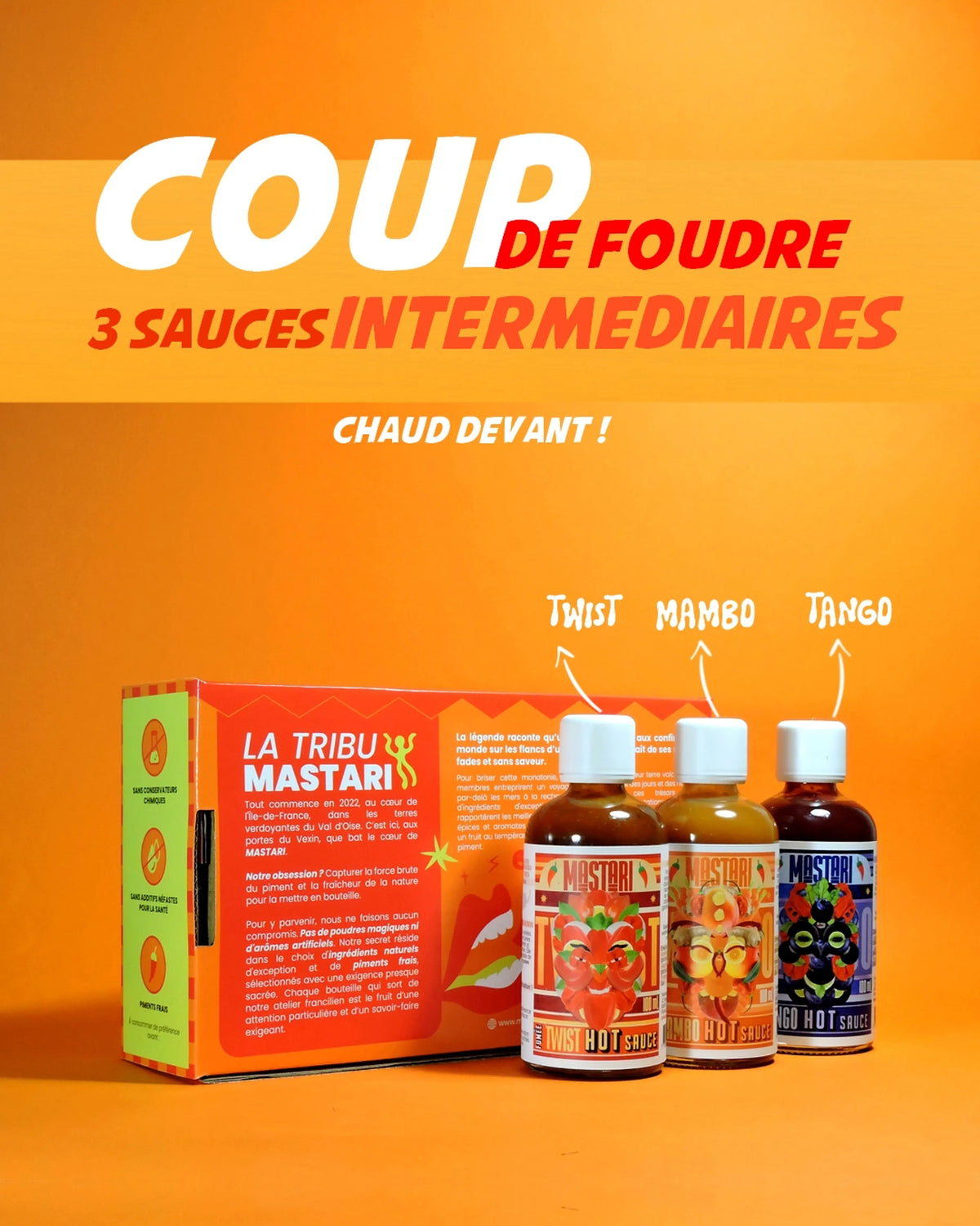 COFFRETS HOT SAUCES MASTARI