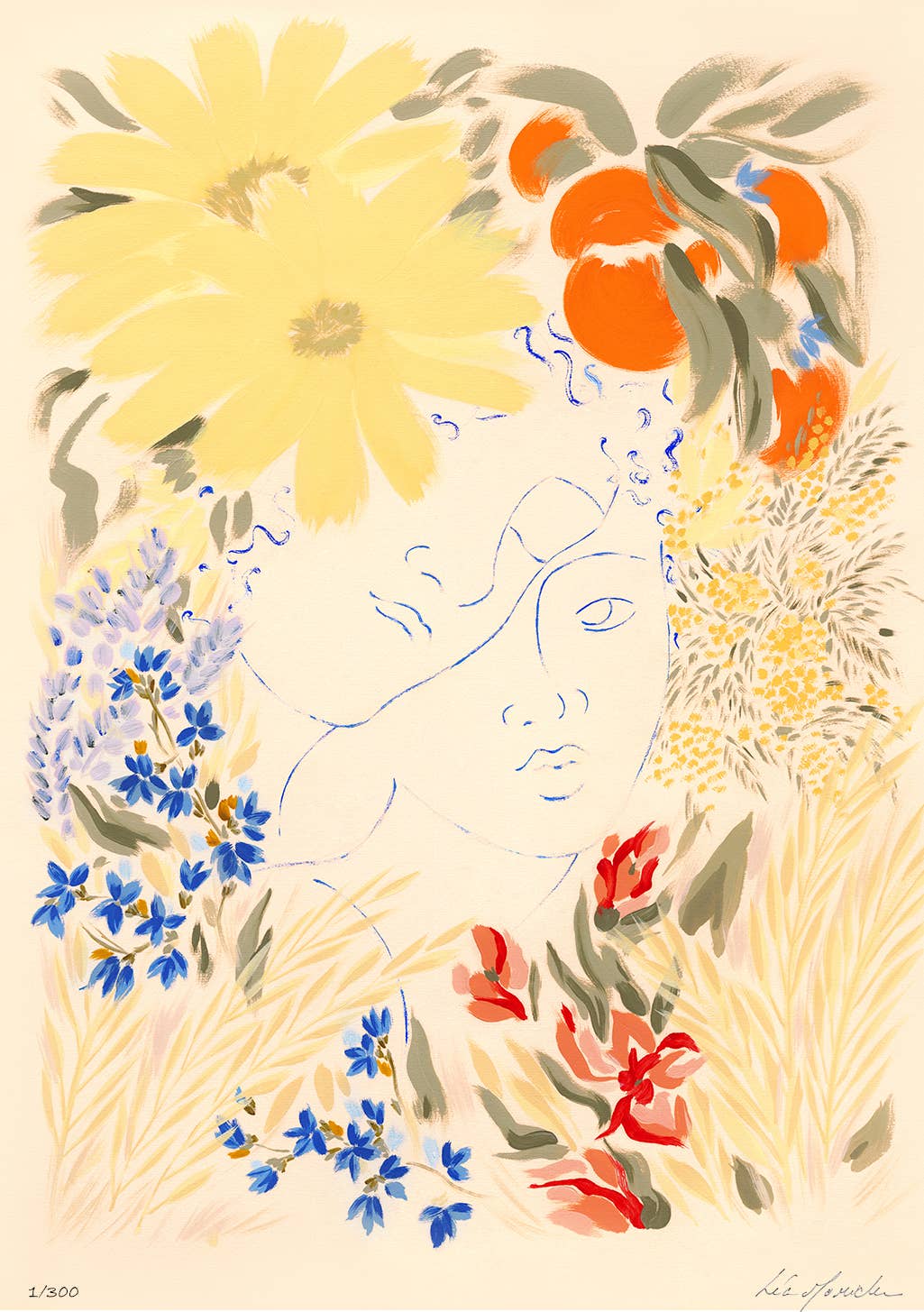 Léa Morichon - Mediterranée - Impression d'art