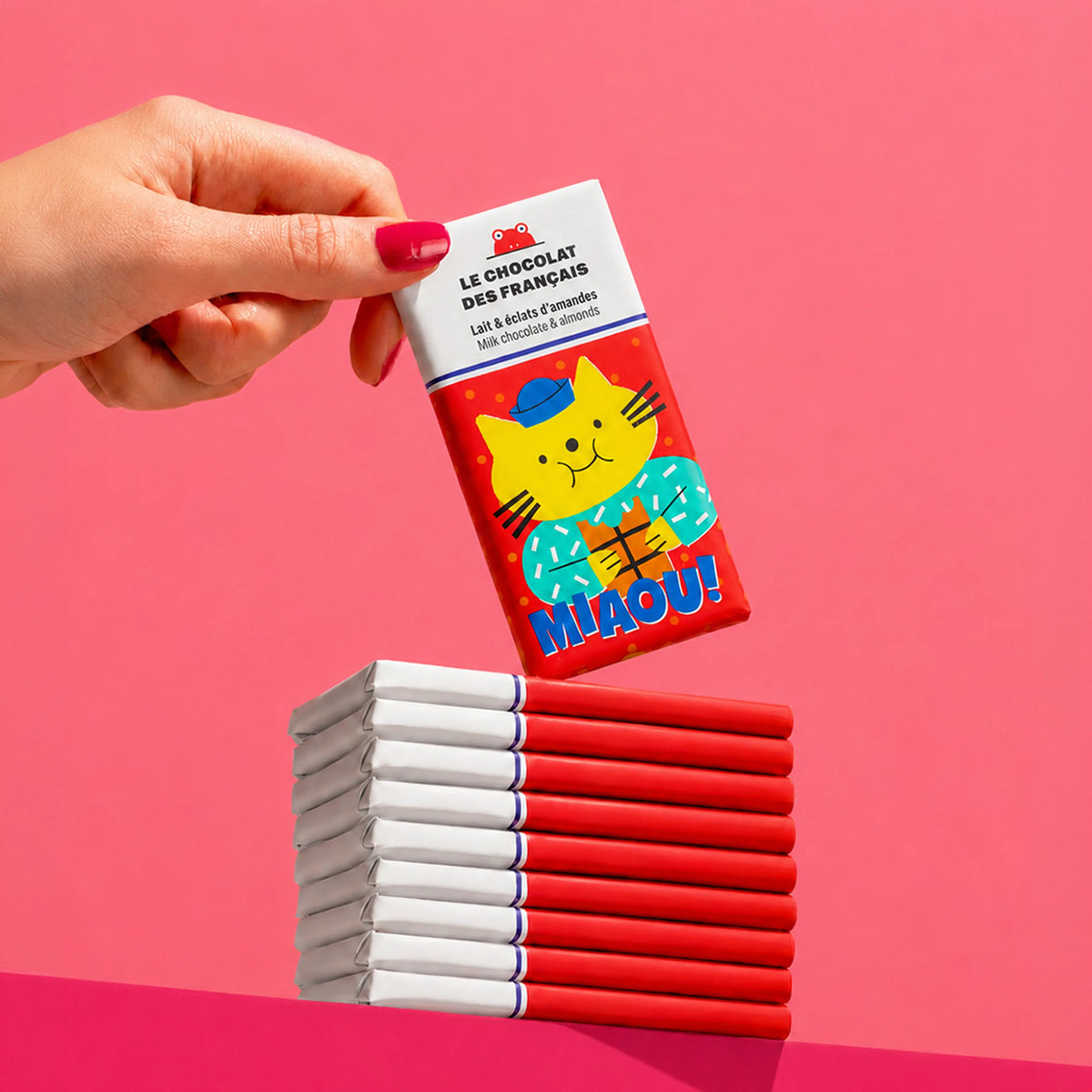 Mini tablettes au chocolat au lait – 25 g – Le Chocolat des Français