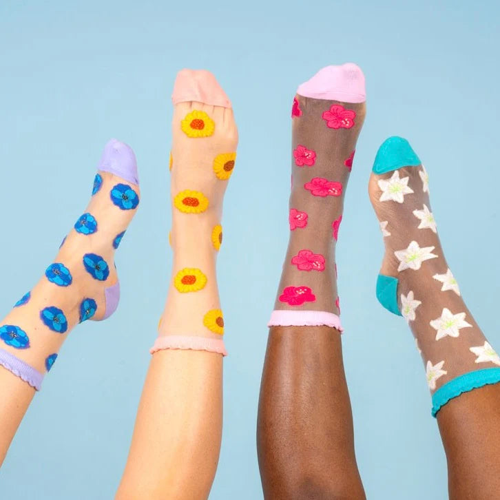 Chaussettes transparentes