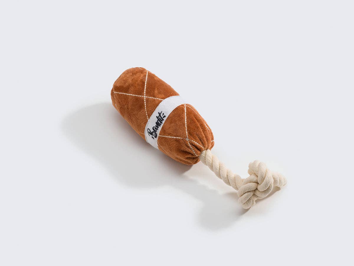 Jouet pour chien saucisson