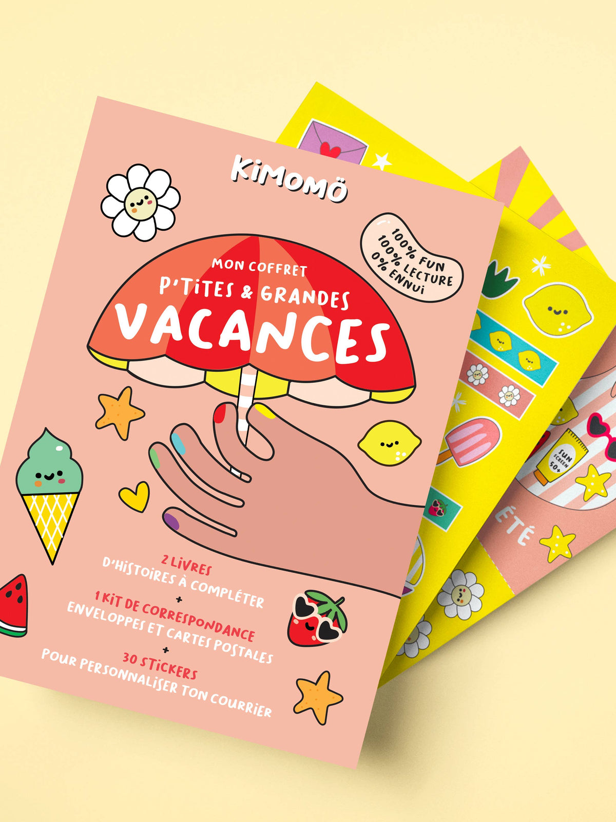 Coffret cahier de vacances pour enfant – Activités créatives
