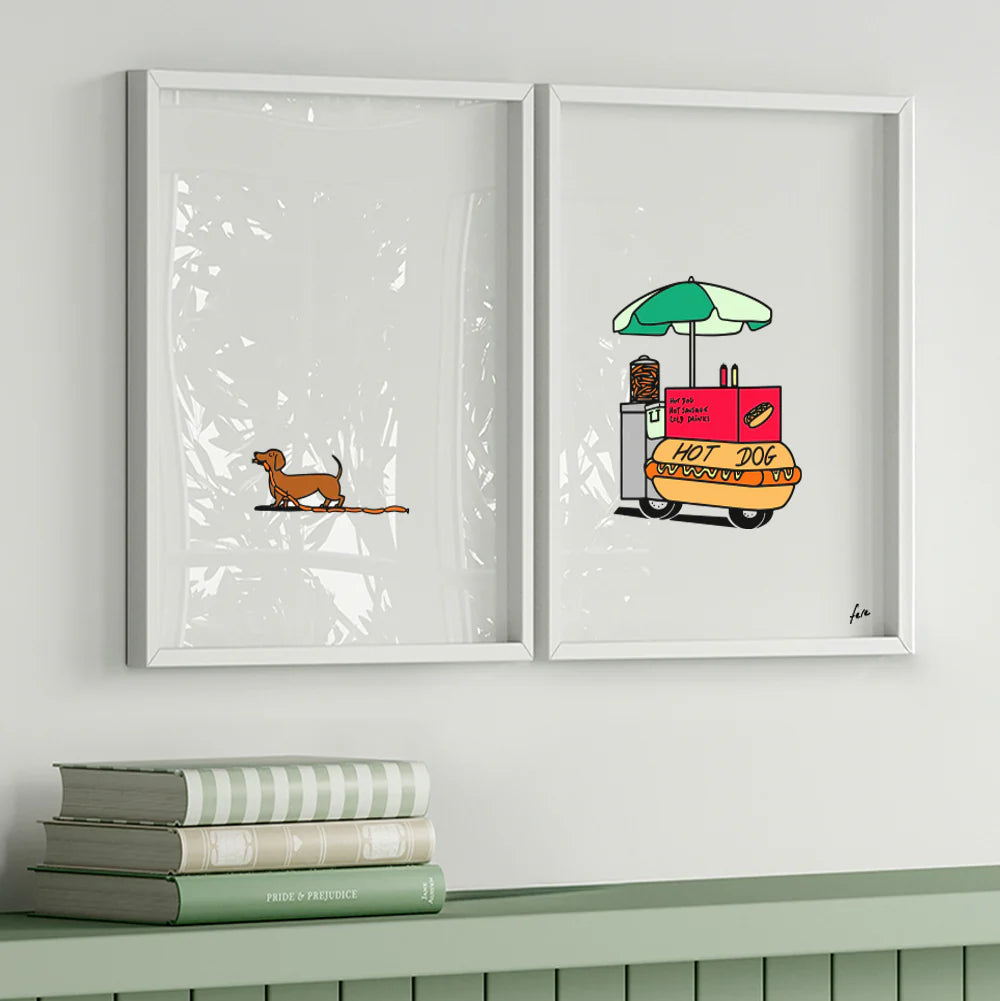 Duo Affiches Hot Dog