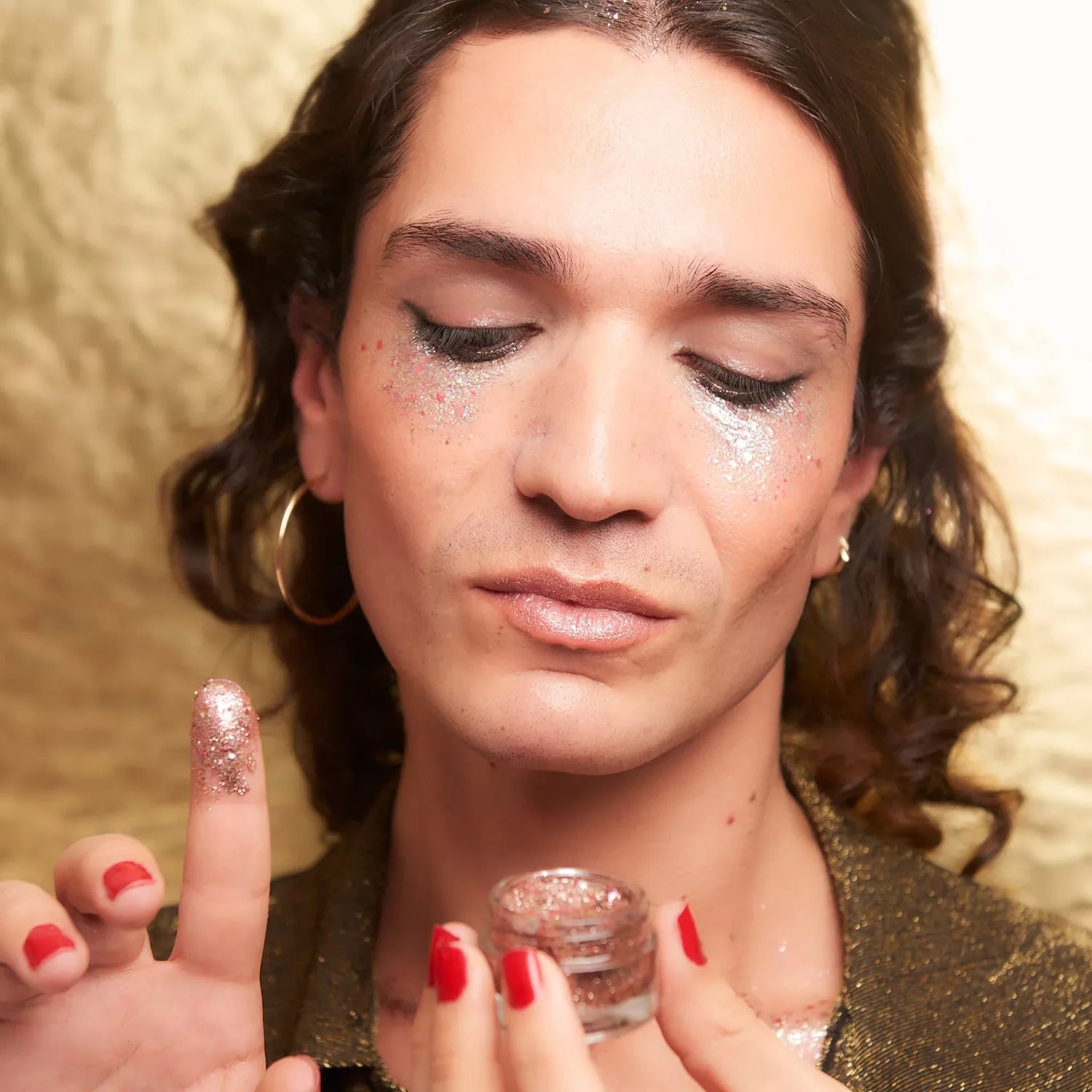 Coffret gel et gloss paillettes Vegas