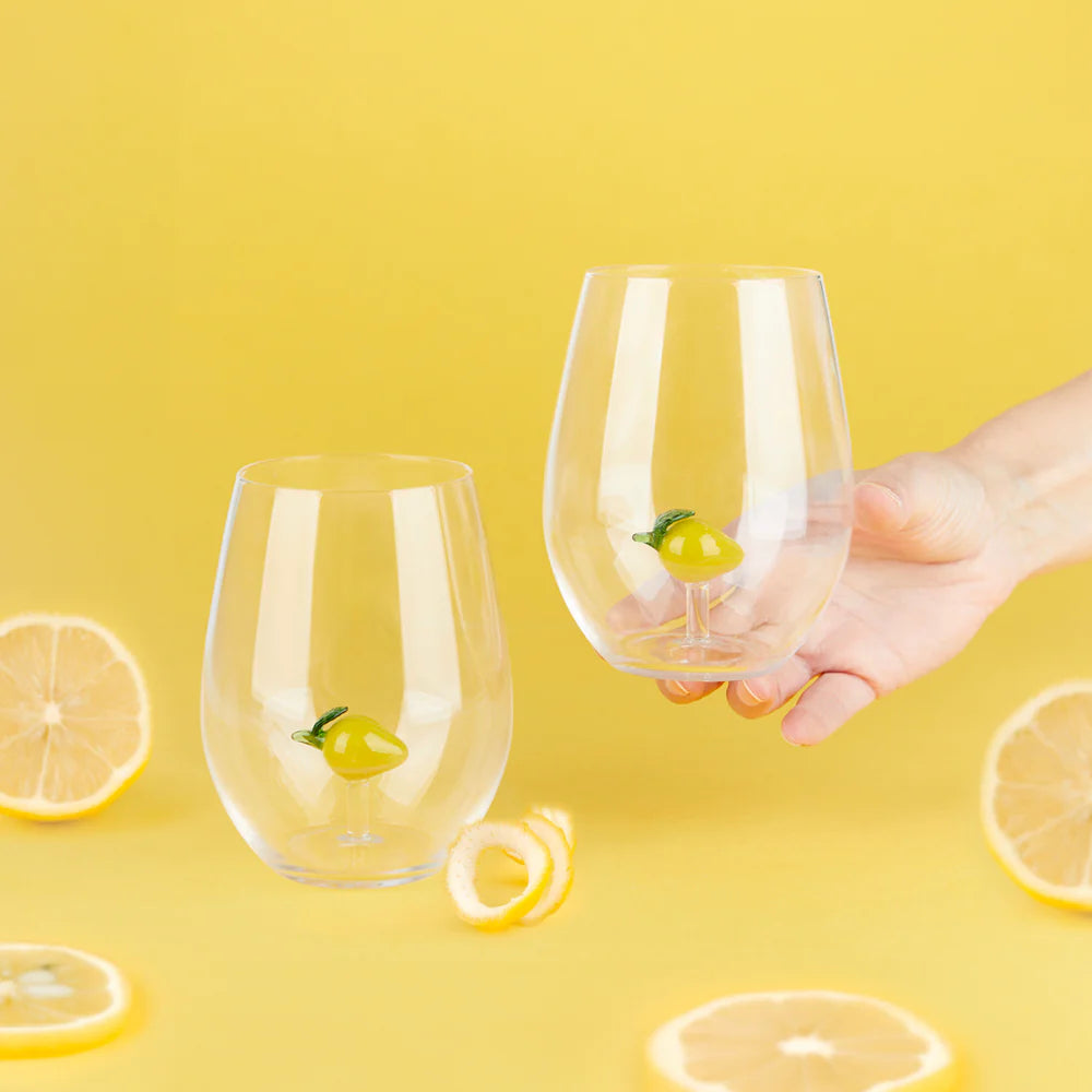 SET 2 VERRES BOTANICAL
