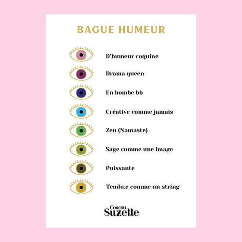 Bague Humeur Coucou Suzette