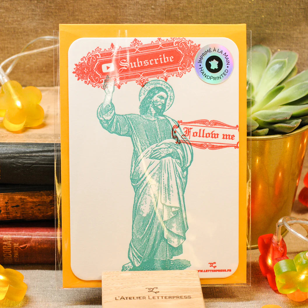 Cartes postales Letterpress