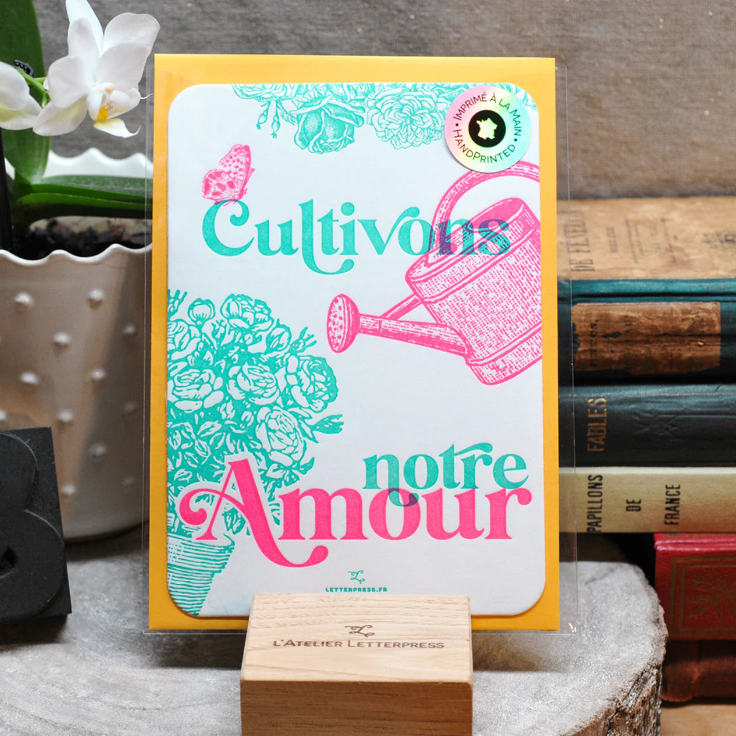 Cartes postales Letterpress