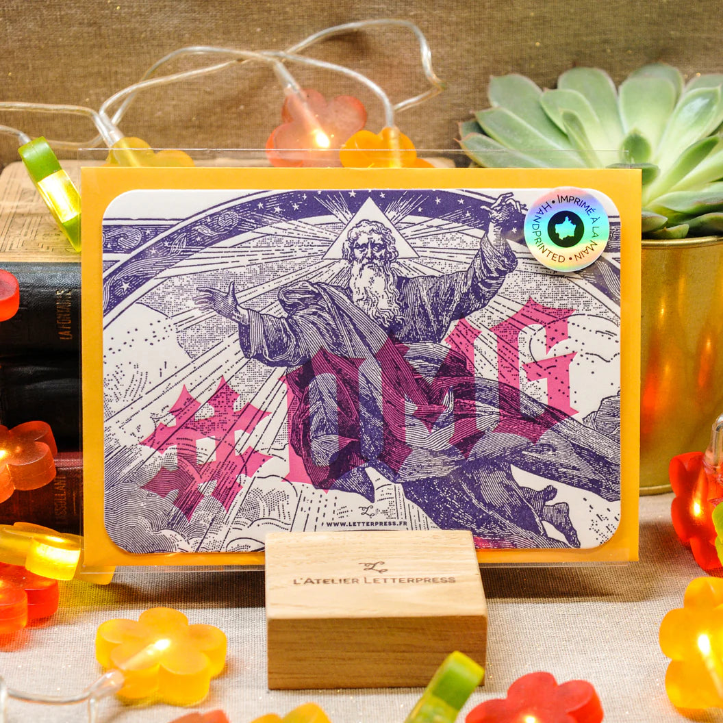 Cartes postales Letterpress