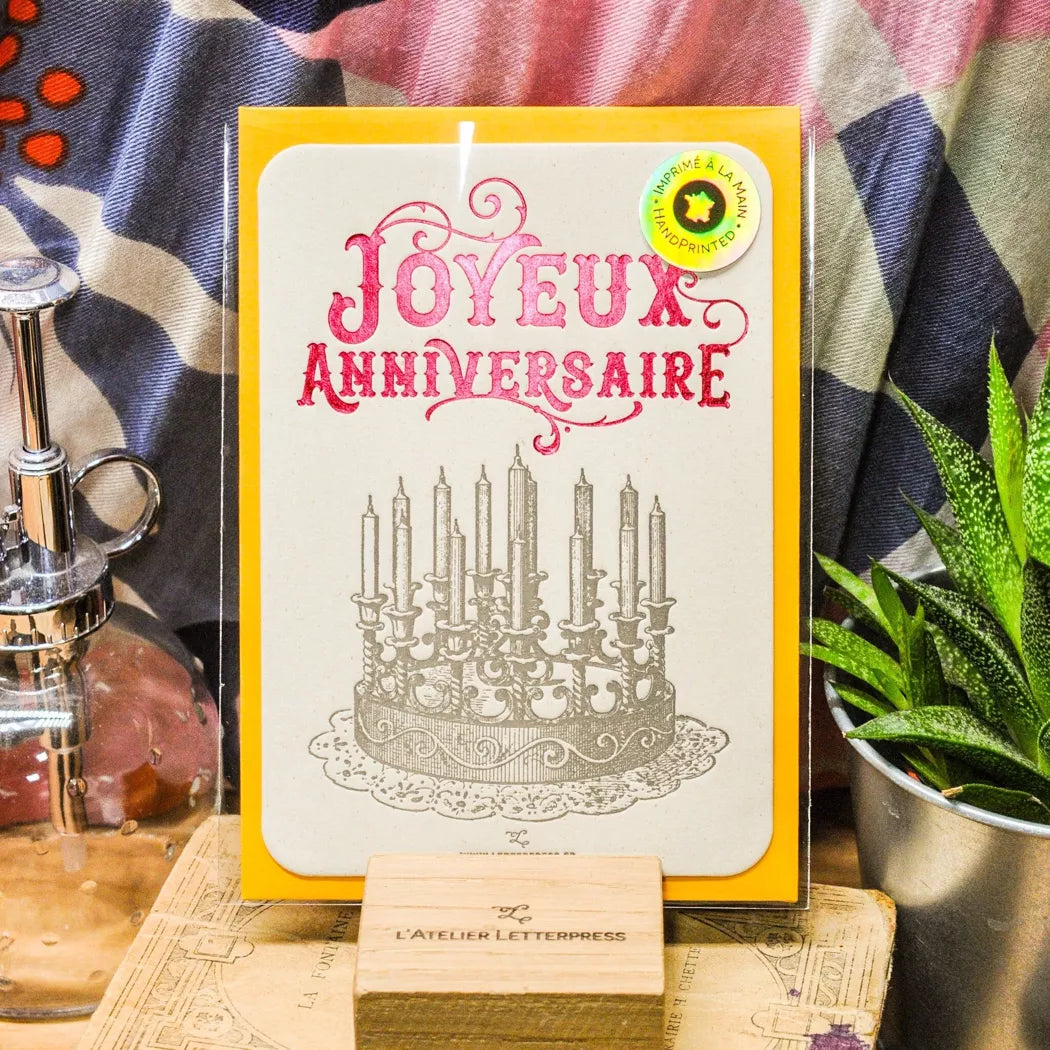 Cartes postales Letterpress