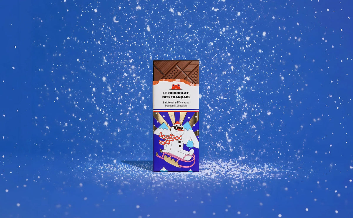 Mini tablettes au chocolat au lait – 25 g – Le Chocolat des Français – Noël – Lait