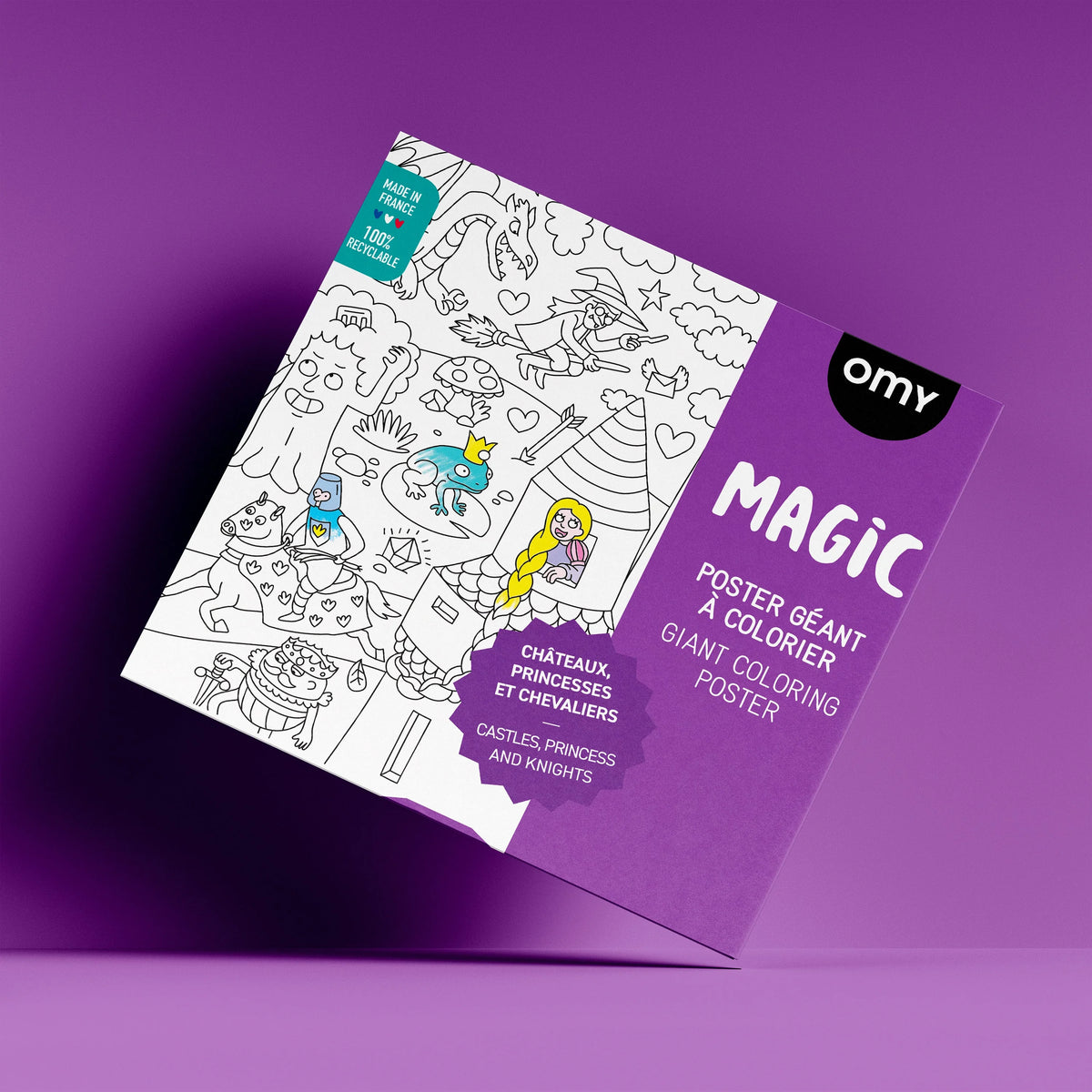 Posters géants à colorier – OMY