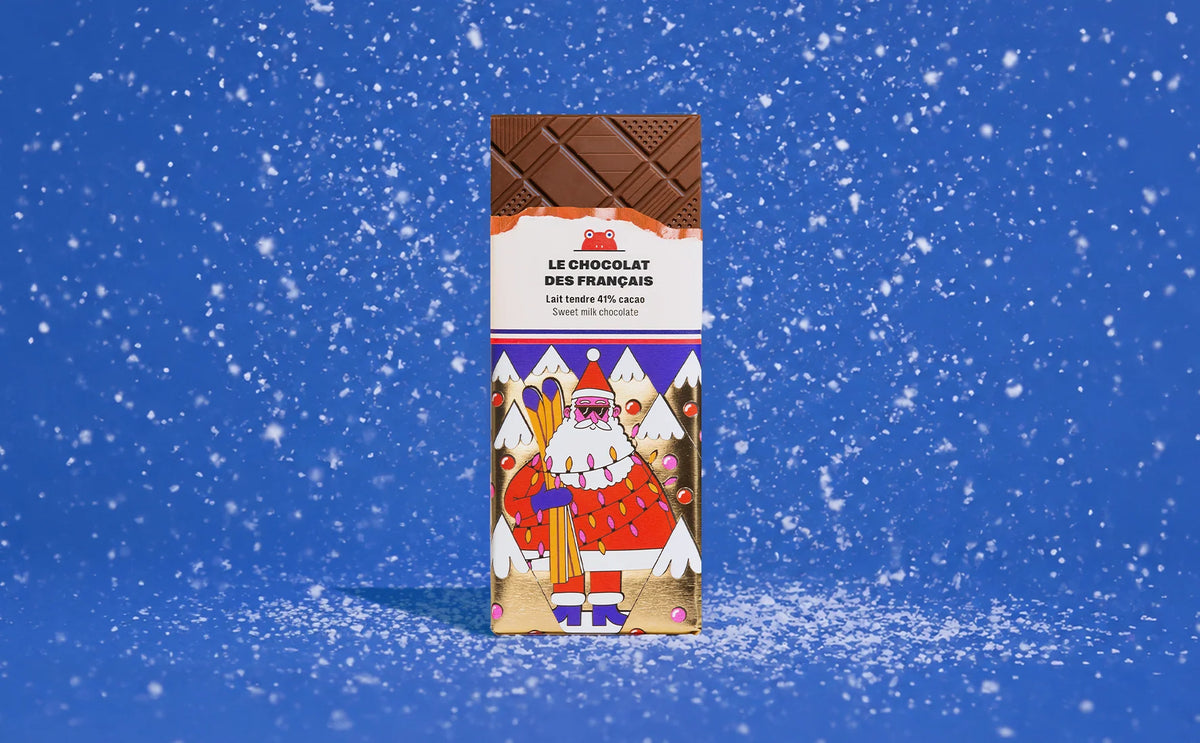 Tablettes au chocolat au lait – 70 g – Le Chocolat des Français – Noël – Lait