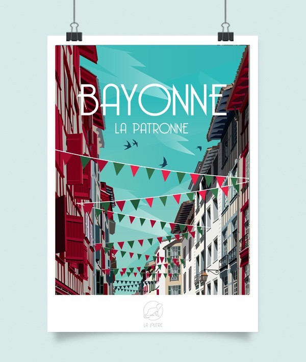 Affiche La Loutre – Bayonne – A2