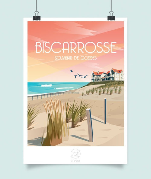 Affiche La Loutre – Biscarrosse – A2