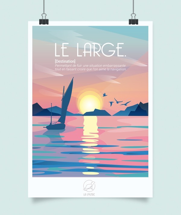 Affiche La Loutre – Le Large – A2