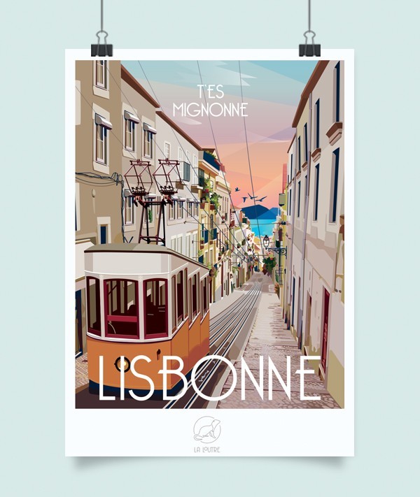 Affiche La Loutre – Lisbonne – A2