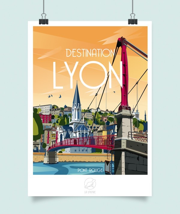 Affiche La Loutre – Lyon – A2