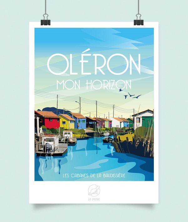 Affiche La Loutre – Oléron – A2