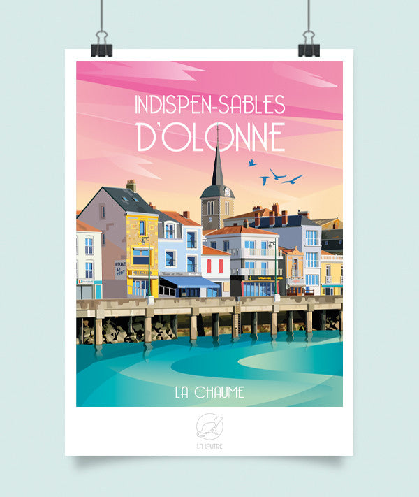 Affiche La Loutre – Sables d'Olonne – A2