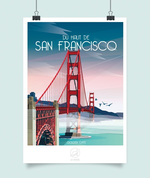 Affiche La Loutre – San Francisco – A2