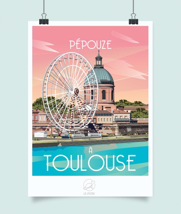 Affiche La Loutre – Toulouse – A2
