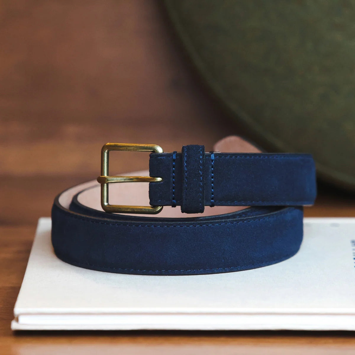 Ceinture cuir suedé