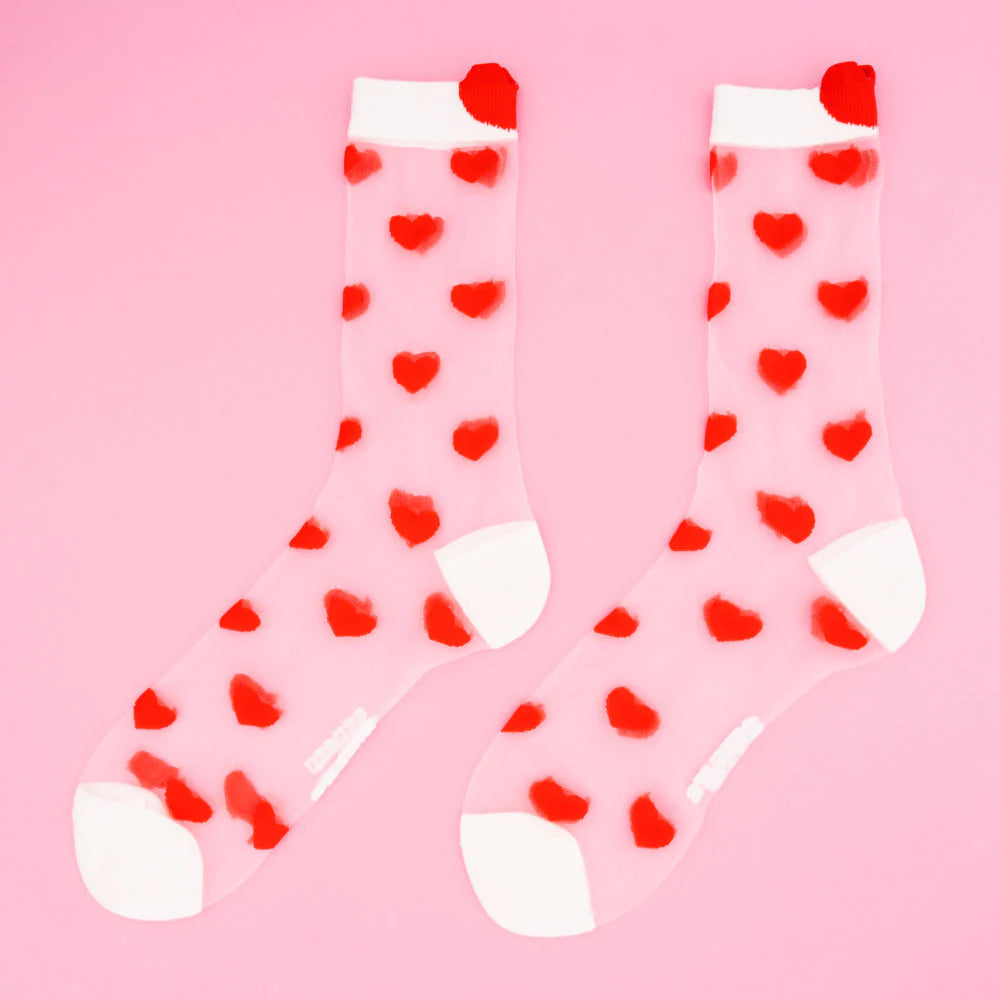 Chaussettes transparentes