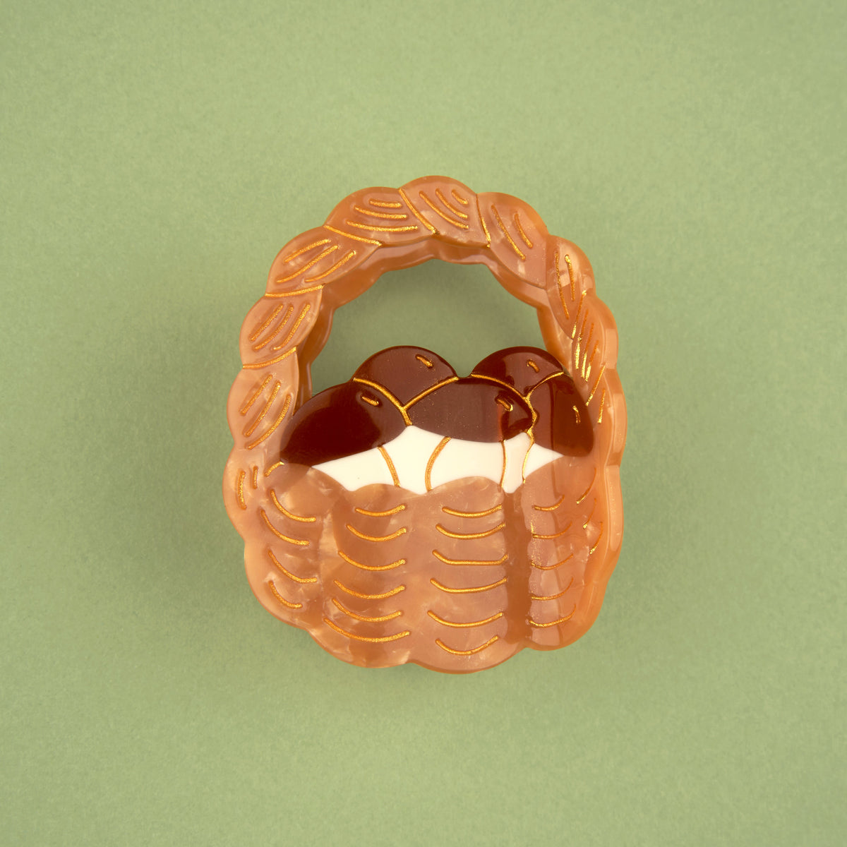Pince à cheveux Panier de Champignons – Coucou Suzette