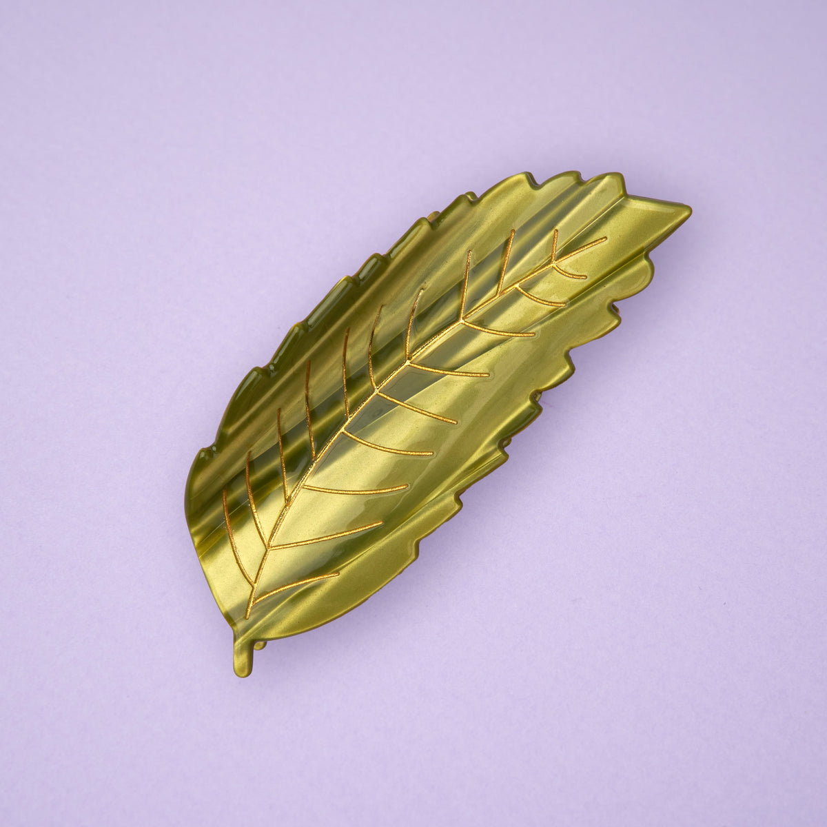 Pince à cheveux Feuille de châtaignier – Coucou Suzette